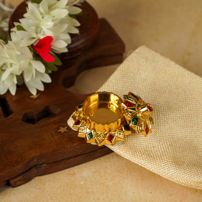 Sri Rudra Kumkum Haldi Mini Fiber (SR 02818) - Pack of 5
