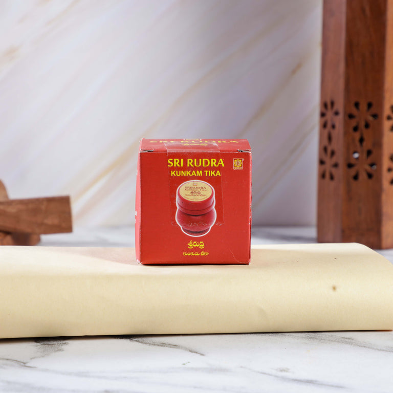 Sri Rudra Kunkam Tika - 40 gm - Pack of 5
