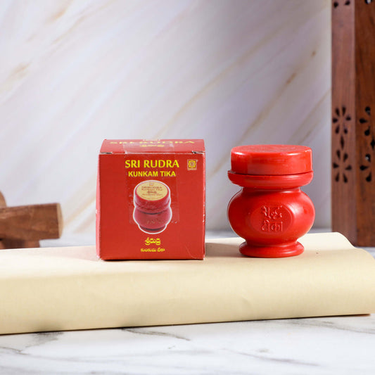 Sri Rudra Kunkam Tika - 40 gm - Pack of 5