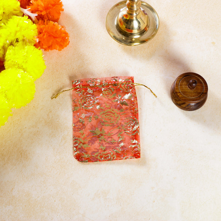Sri Rudra Orange Bag 5X3 (SR 01289) - Pack of 10