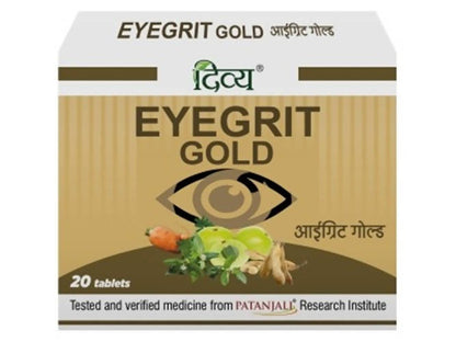 Patanjali Eyegrit Gold Tabs - 20 tabs - Pack of 1
