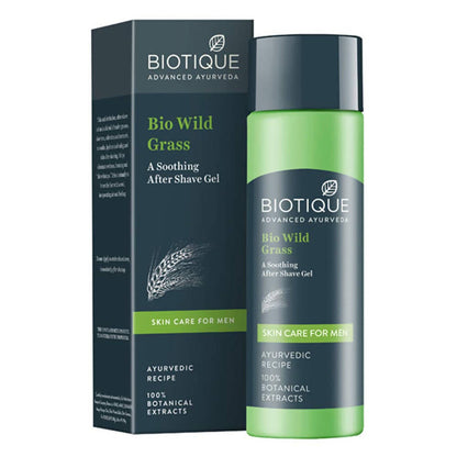 Biotique Bio Wild Grass A Soothing After Shave Gel For Men - 120 ml