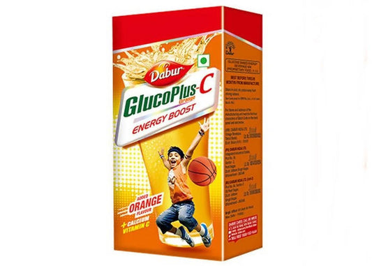 Dabur Health Drink - Gluco Plus C Energy Boost Orange - 125 gm