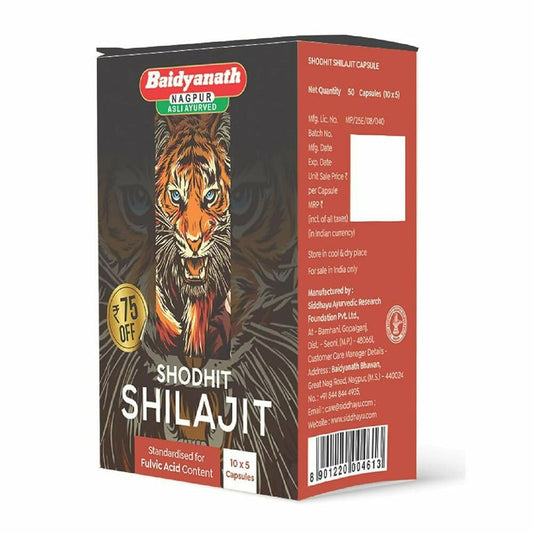 Baidyanath (Nagpur) Shodhit SJ Capsules - 30 caps