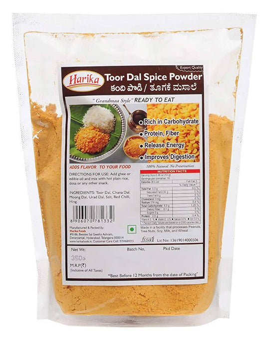 Harika Toor Dal Spice Powder - 350 gm