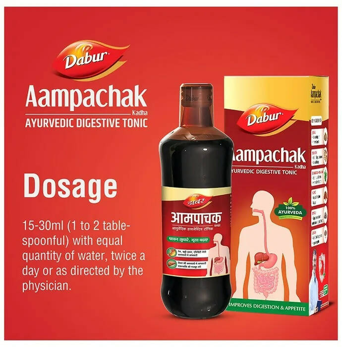 Dabur Aampachak Kadha Ayurvedic Digestive Tonic - 450 ml