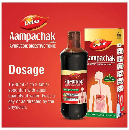 Dabur Aampachak Kadha Ayurvedic Digestive Tonic - 450 ml