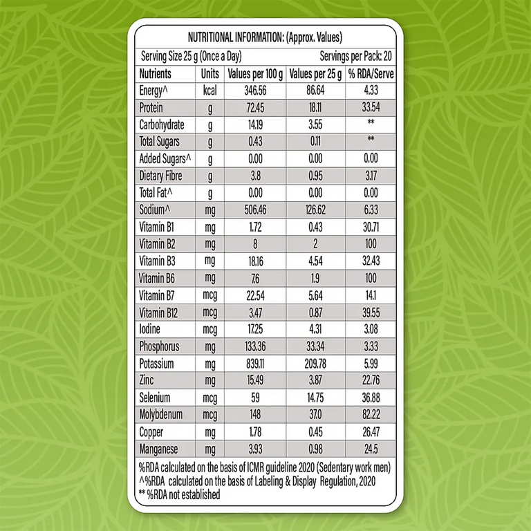 Patanjali Nutrela Green Plant Protein Chocolate Flavour - 500 gm