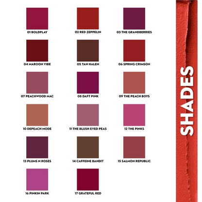 Sugar Cosmetics Matte Attack Lipstick, Transferproof & Smudgeproof - Plums N Roses - 2 gm