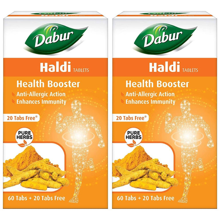 Dabur Haldi Tablets Health Booster - Pack of 1