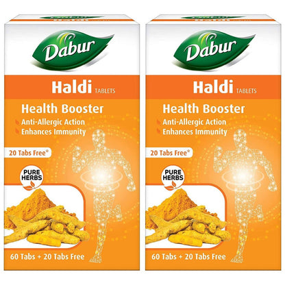 Dabur Haldi Tablets Health Booster - Pack of 1