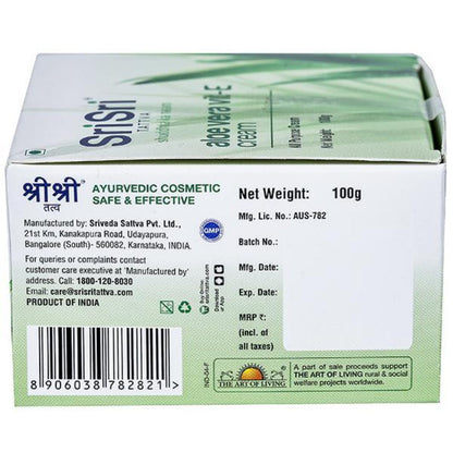 Sri Sri Tattva Aloe Vera & Vit E Cream - 100 gm