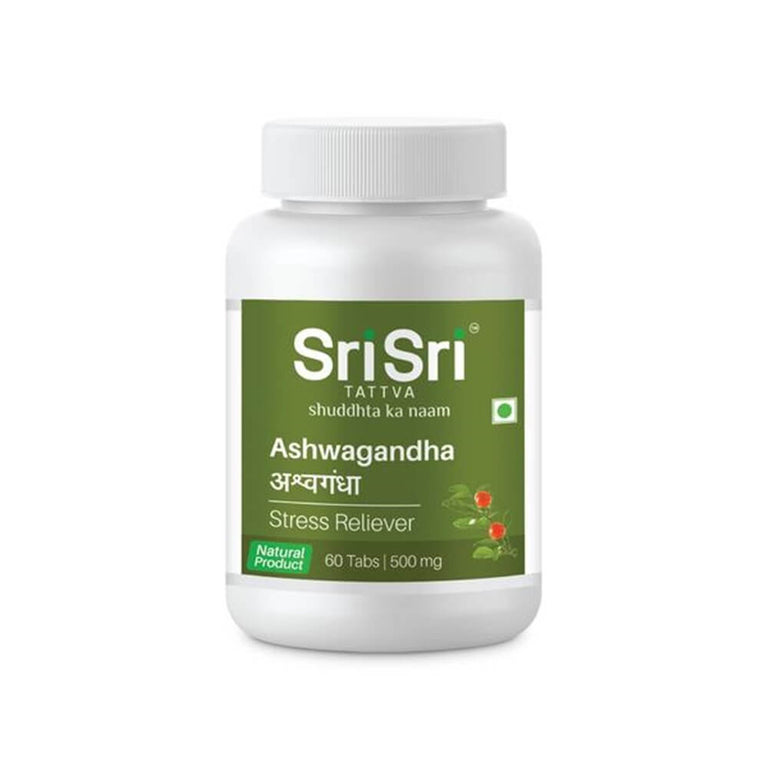 Sri Sri Tattva Ashwagandha Tablets - 60 tabs - Pack of 1