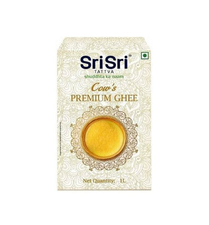 Sri Sri Tattva Cow’s Premium Ghee | Premium Cow Ghee for Better Digestion and Immunity | Pure and Natural Desi Ghee - 500 ml