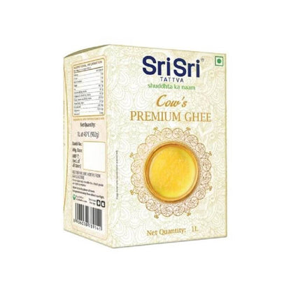 Sri Sri Tattva Cow’s Premium Ghee | Premium Cow Ghee for Better Digestion and Immunity | Pure and Natural Desi Ghee - 500 ml