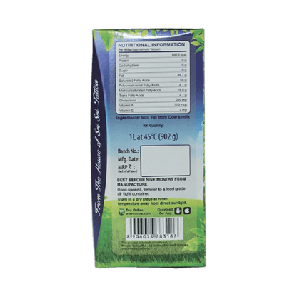 Sri Sri Tattva Cow's Pure Ghee | Pure Cow Ghee for Better Digestion and Immunity | Pure A2 Cow Ghee - 500 ml - Pack of 1