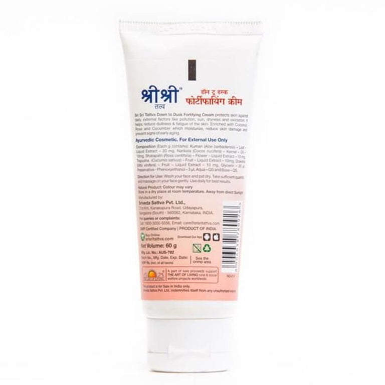 Sri Sri Tattva Dawn To Dusk Fortifying Cream - 60 gm