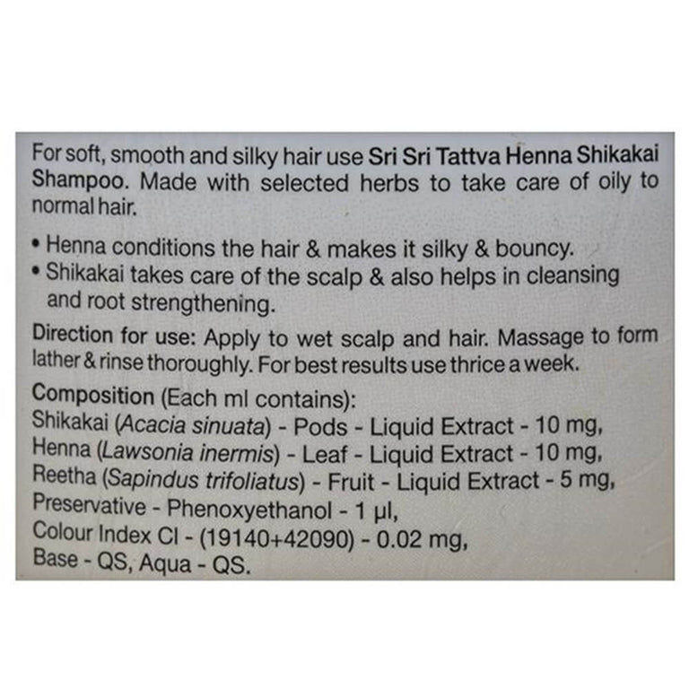Sri Sri Tattva Henna Shikakai Shampoo - 200 ml