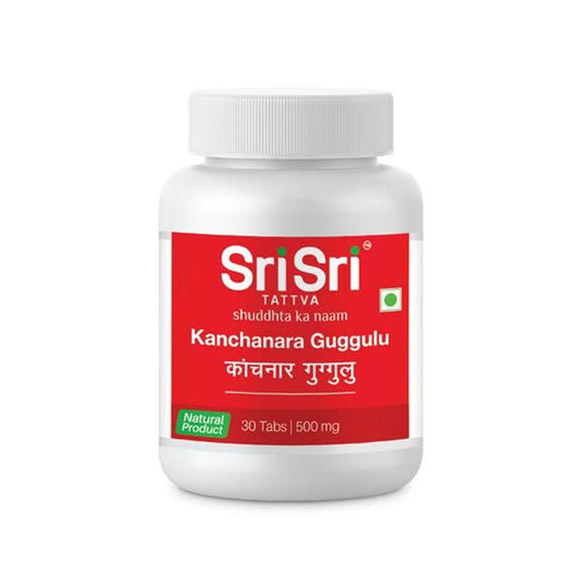 Sri Sri Tattva Kanchanara Guggulu Tablets - 60 tabs - Pack of 1