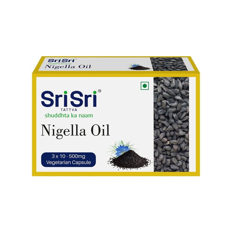 Sri Sri Tattva Nigella Veg Oil Capsules - 30 caps