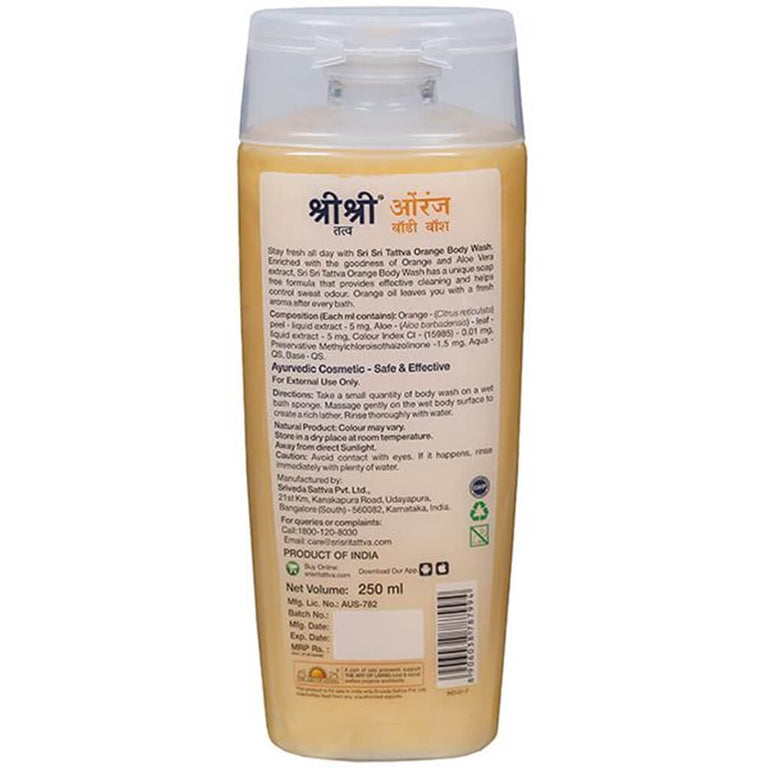 Sri Sri Tattva Orange Body Wash - 250 ml