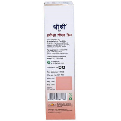 Sri Sri Tattva Prakesha Gold Hair Oil - 100 ml