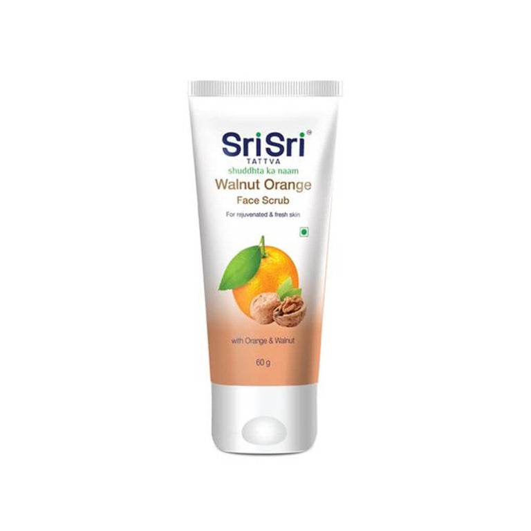 Sri Sri Tattva Walnut Orange Face Scrub - 60 ml