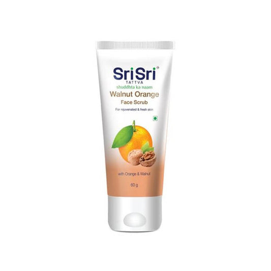 Sri Sri Tattva Walnut Orange Face Scrub - 60 ml