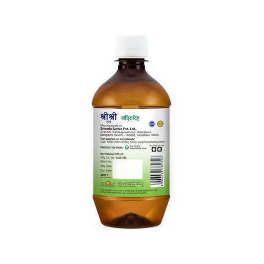 Sri Sri Tattva Khadirarishta Syrup - 500 ml