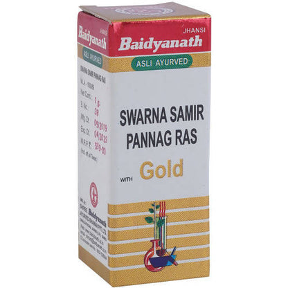 Baidyanath Jhansi Swarna Samir Ras With Gold - 1 gm