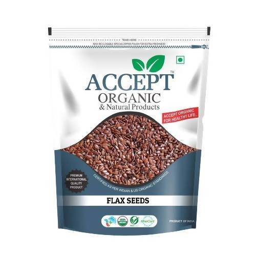 Accept Organic Flax Seeds - 150 gm