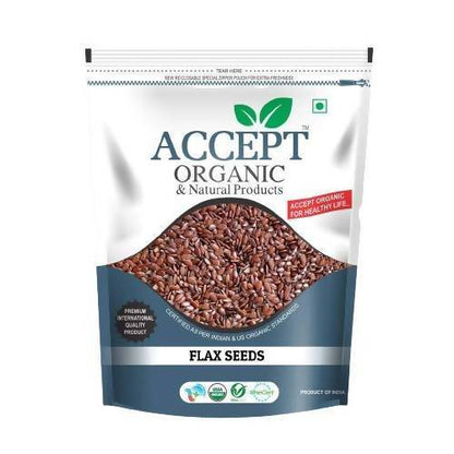 Accept Organic Flax Seeds - 150 gm