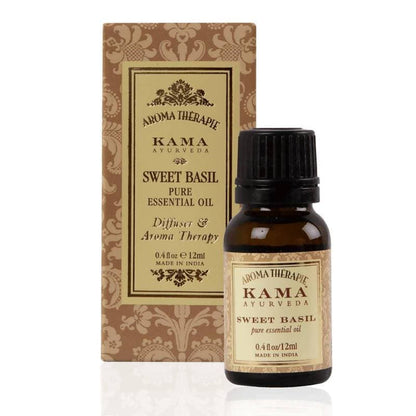 Kama Ayurveda Sweet Basil Essential Oil 12ml - 12 ml