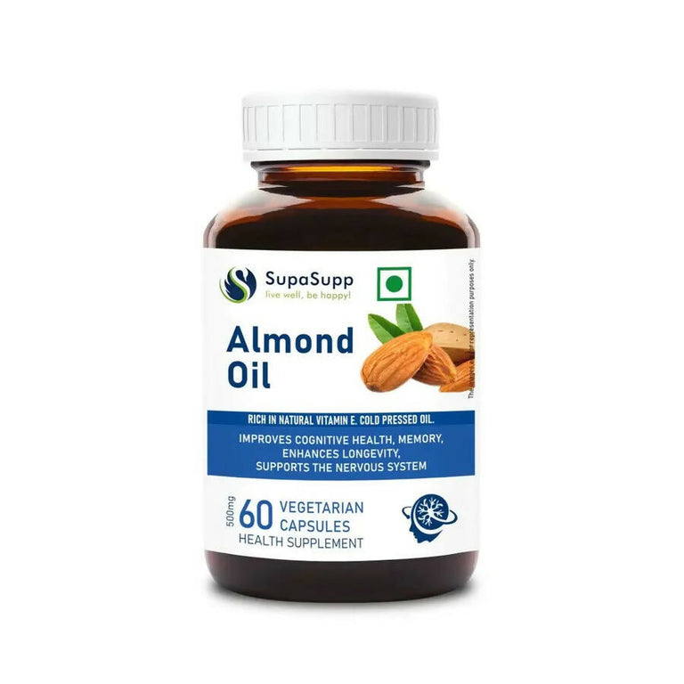 Sri Sri Tattva Supasupp Almond Oil Capsules - 60 caps