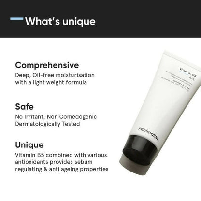 Minimalist 10% Vitamin B5, Oil-Free Moisturizer - 50 gm