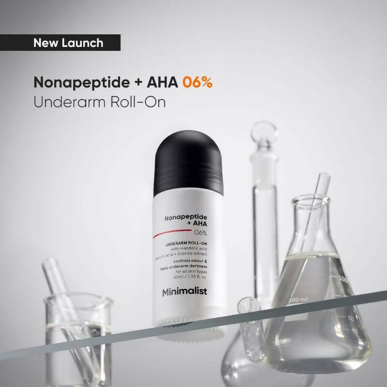 Minimalist Nonapeptide + AHA 06% Underarm Roll On - 40 ml