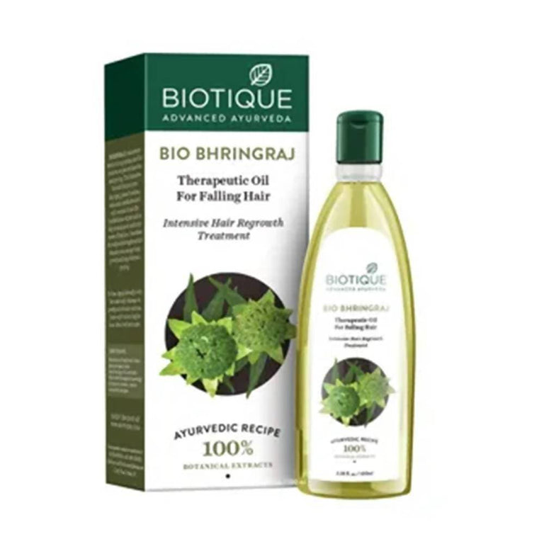 Biotique Bio Bhringraj Fresh Growth Therapeutic Oil For Falling Hair - 100 ml - Pack of 1