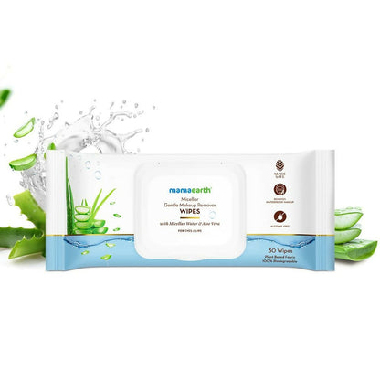Mamaearth Micellar Gentle Makeup Remover Wipes - 30 pcs