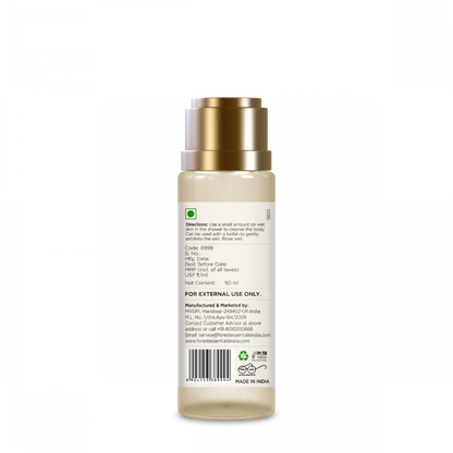 Forest Essentials Travel Size Silkening Shower Wash Indian Rose Absolute - 50 ml
