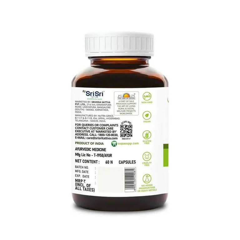 Sri Sri Tattva Supasupp Fenugreek Oil Capsules - 60 caps