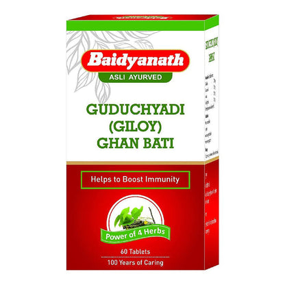 Baidyanath Jhansi Guduchyadi (Giloy) Ghan Bati - 60 Tablets