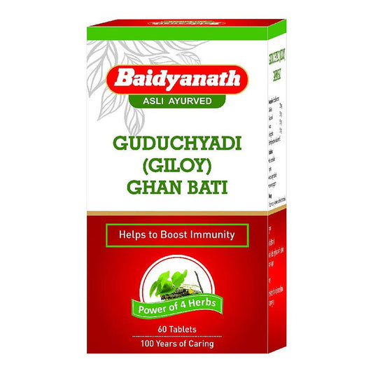 Baidyanath Jhansi Guduchyadi (Giloy) Ghan Bati - 60 Tablets
