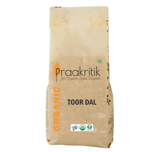 Praakritik Organic Tuvar Dal - 500 gm