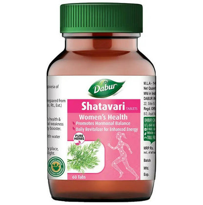 Dabur Shatavari Tablets For Women's Health - 60 tabs
