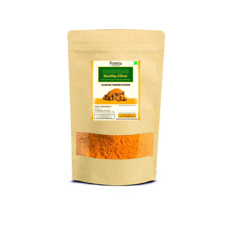 Healthy Fibres Lakadong Turmeric Powder - 200 gm - Pack of 2