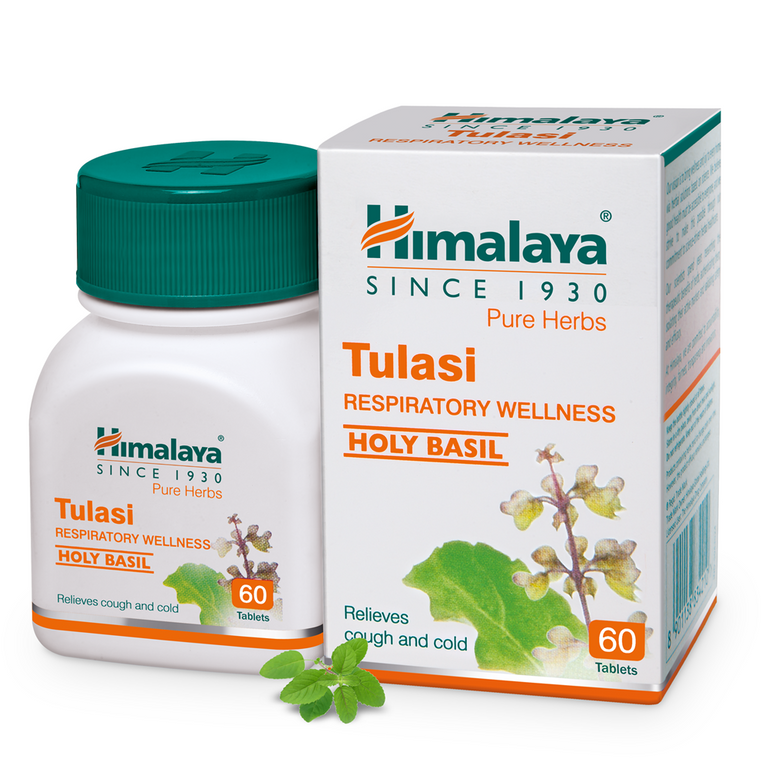 Himalaya Wellness Tulasi Respiratory Wellness - Pack of 1 - 60 tabs