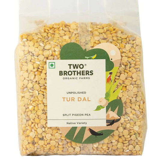 Two Brothers Organic Farms Tur (Pigeon Pea) Dal, Unpolished - 1 kg