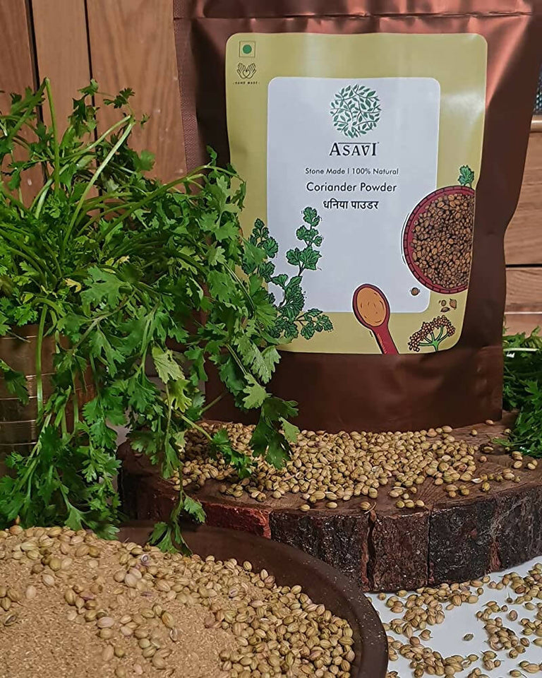 Asavi Stone Grounded Coriander Powder - 250 gm