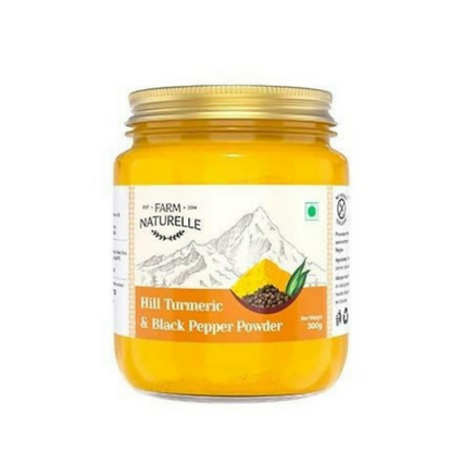 Farm Naturelle Mountain Turmeric Powder High Curcumin with Black Pepper - 100 gm