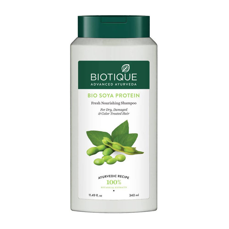 Biotique Advanced Ayurveda Bio Soya Protein Fresh Nourishing Shampoo - 120ml